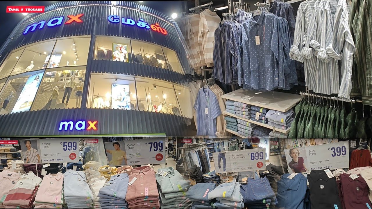 2024 Branded Mens collection in budget price at Max Anna Nagar Chennai l Shirts T-shirts & Jeans