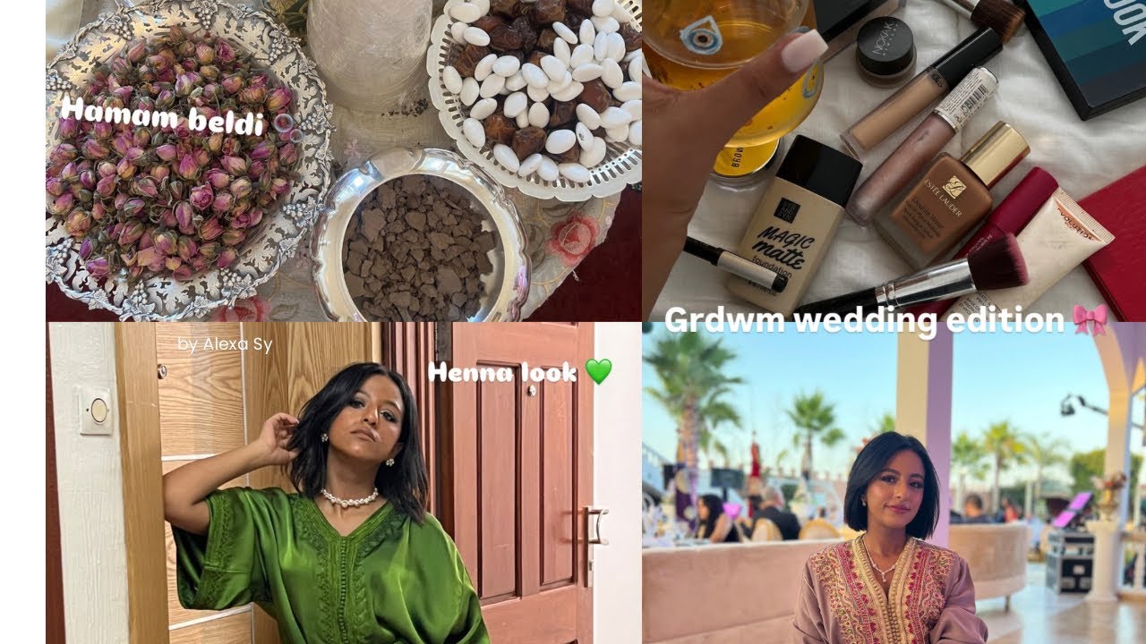 Vlog Moroccan wedding edition 🎀| حضرت لعرس صديقتي، تحضيرات💃🏽💍…