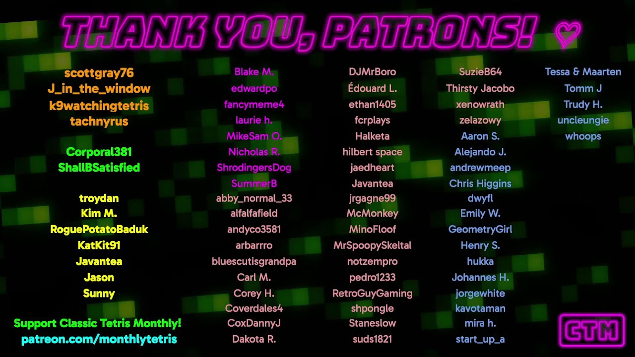 MASTERS OCT '25 | MEME OSCAR IBALL COBRA | TOP 16 BLUE | CLASSIC TETRIS MONTHLY