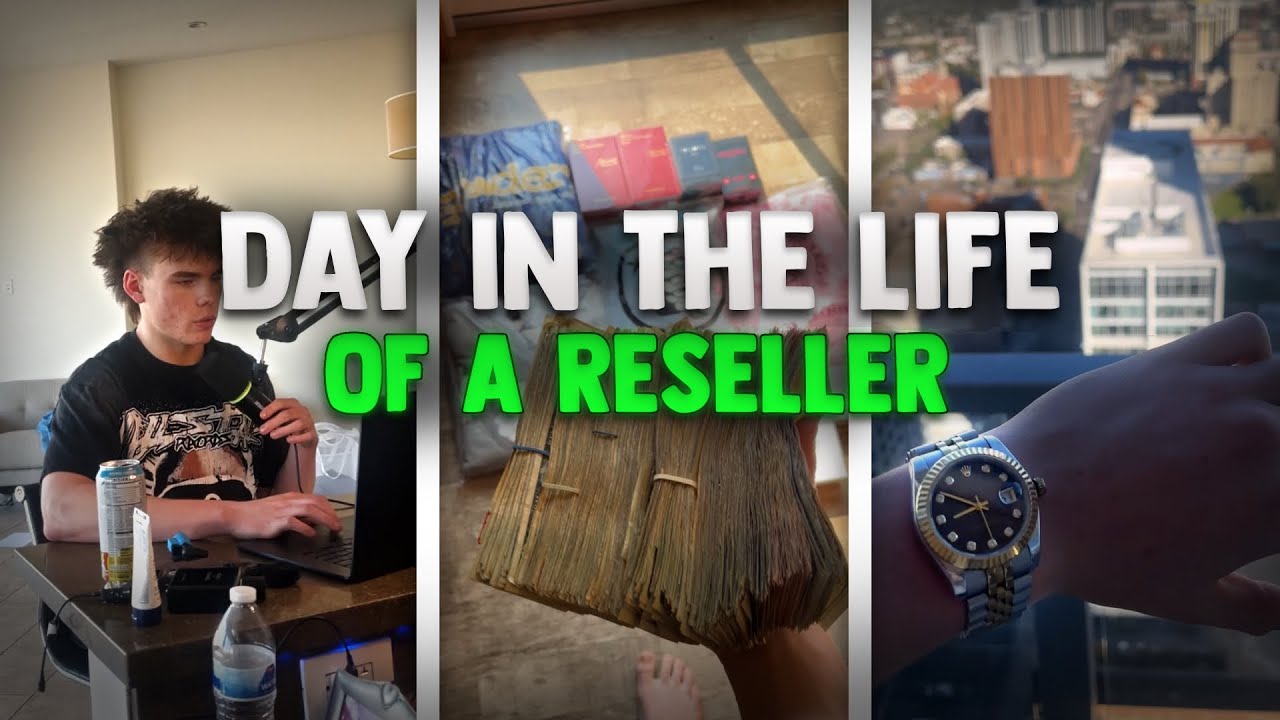 Day in The Life of a 17 Year Old Reseller (Made $2,500 in One Day)