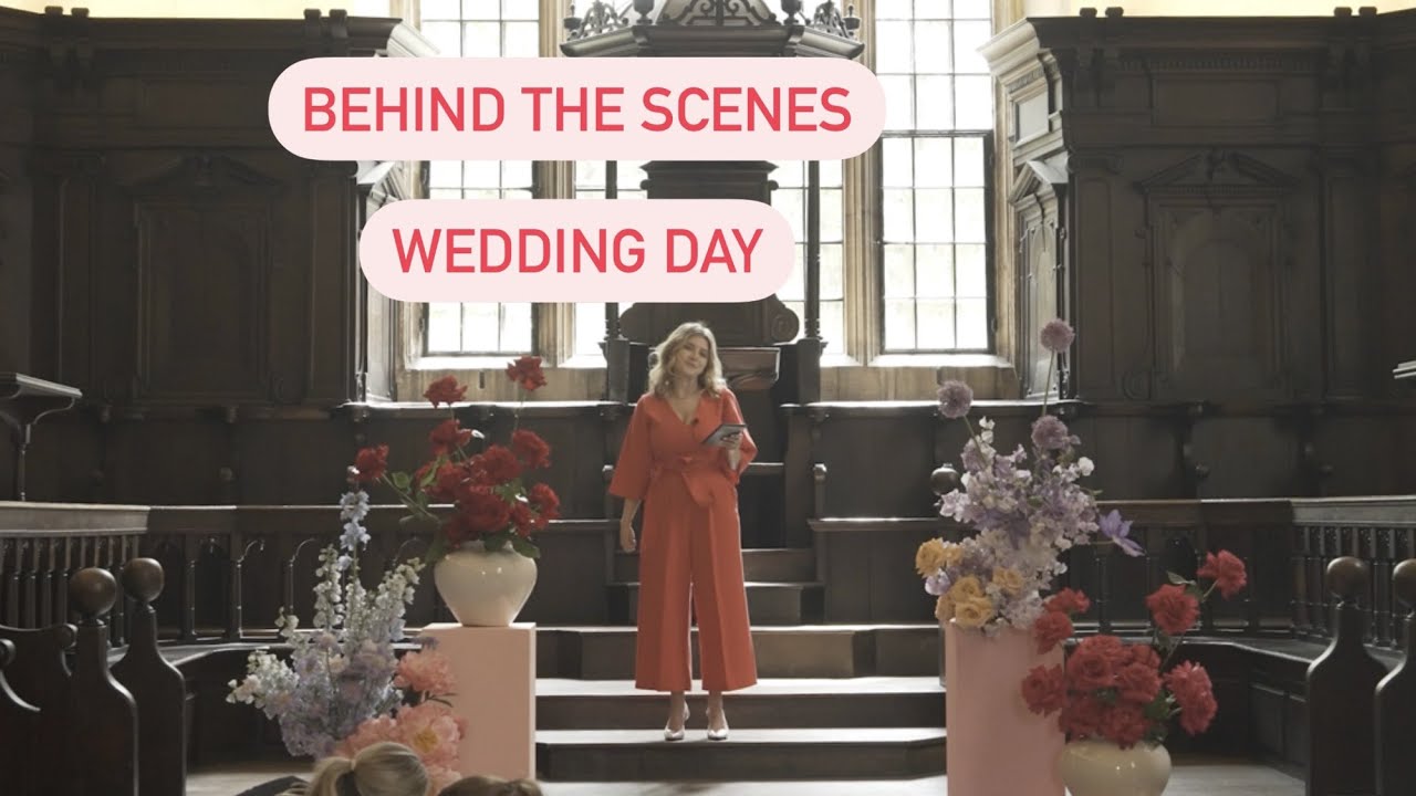 Behind the scenes of a Wedding day at the Bodleian Library