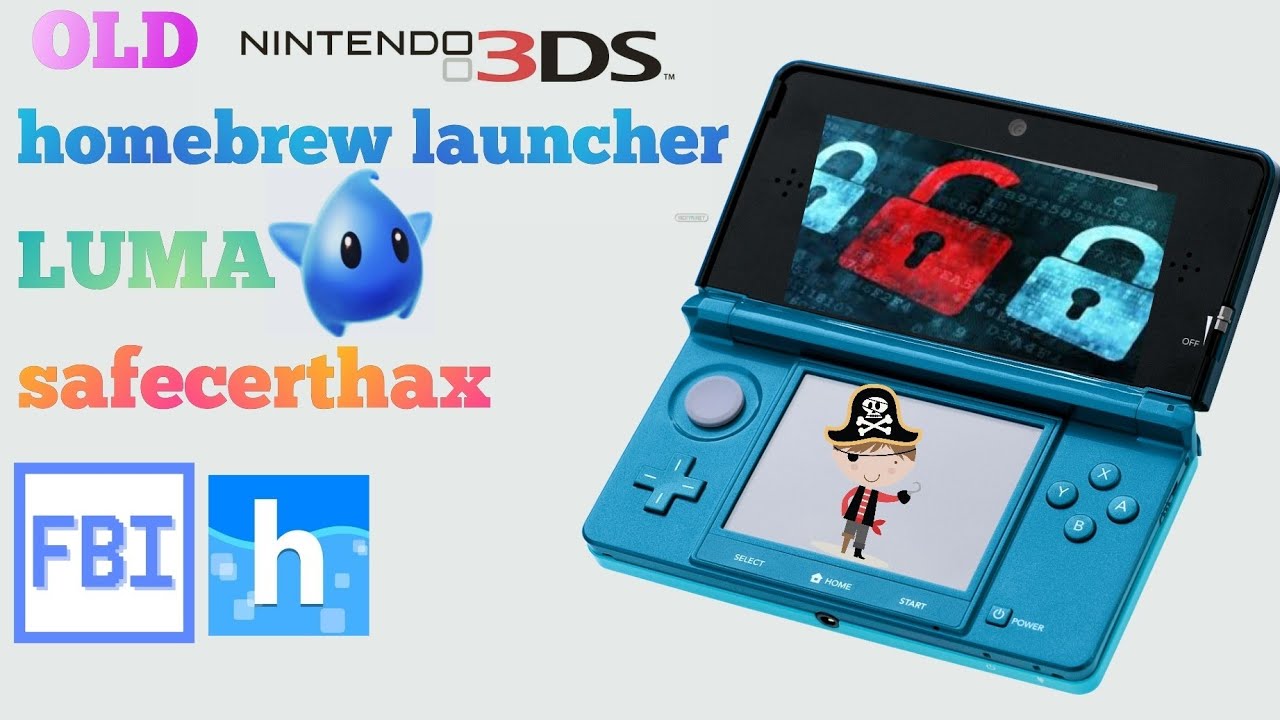 ❌DESACTUALIZADO Liberar old nintendo 3DS, 2DS, 3DSXL 11.14 con safecerthax, instalar Luma, HBL y FBI