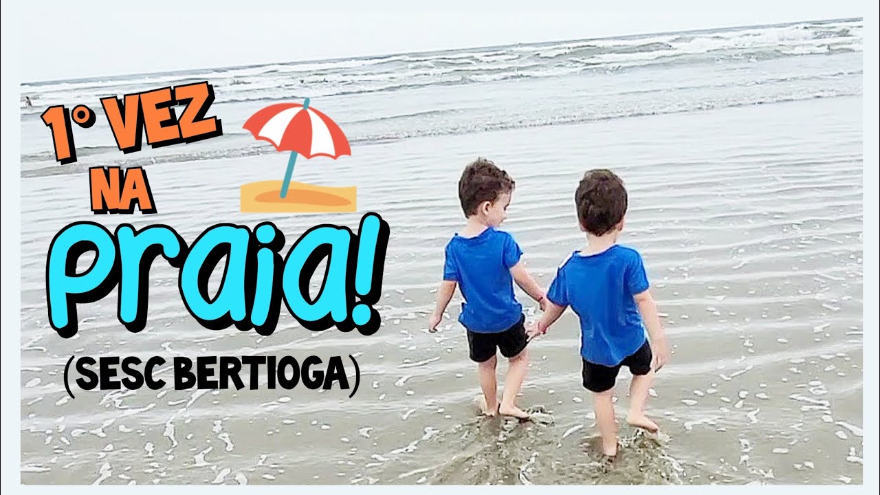 GÊMEOS DO BONI - 1° VEZ NA PRAIA! ⛱️ (Sesc Bertioga/SP)