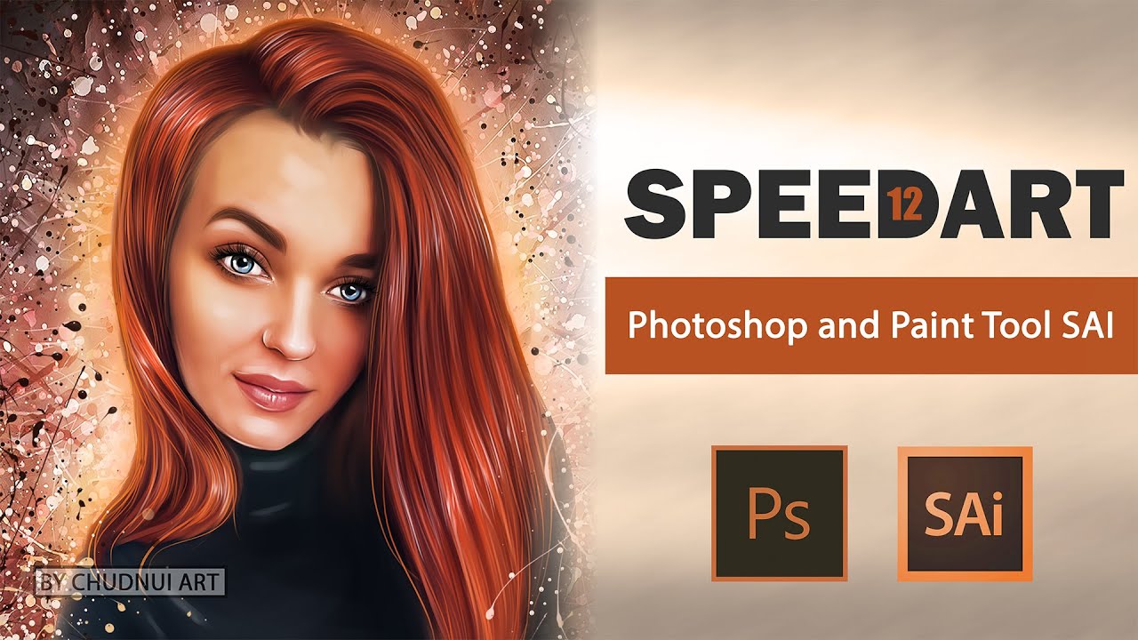 SpeedArt 12 / #дримарт / #Photoshop / #PORTRAIT / #SAI / SPEED PAINTING / CHUDNUI ART