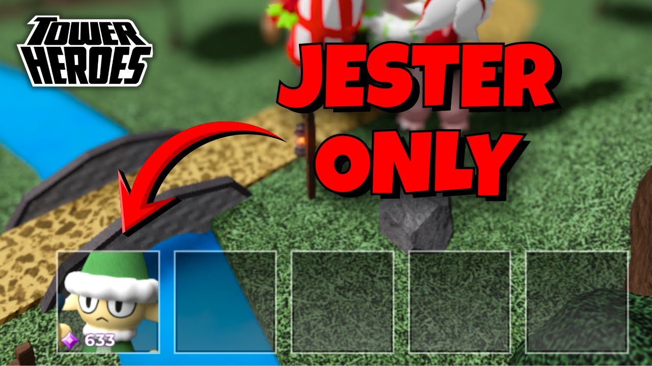 Проходим раунд Tower Heroes с JESTER! Roblox