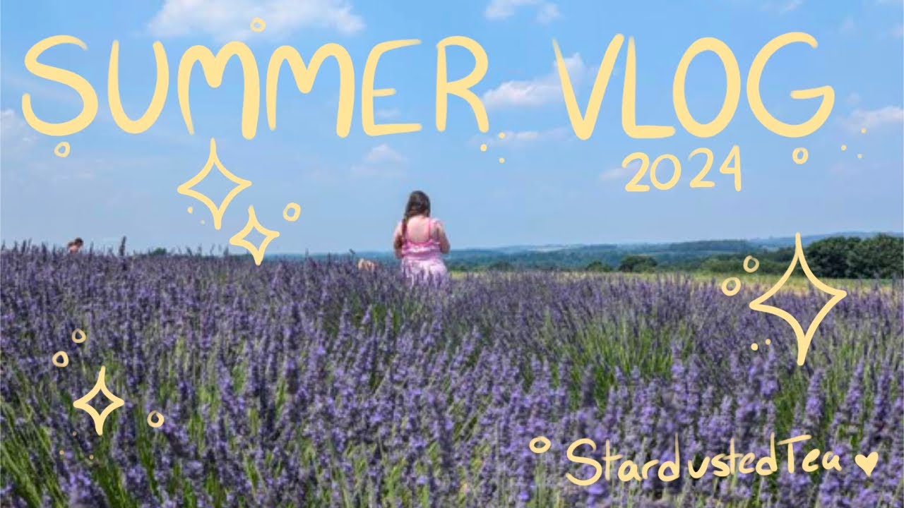 vlog 019 ~ ✨🪻lavender picking, mall adventures, + small artist shop updating 🛍️🌸