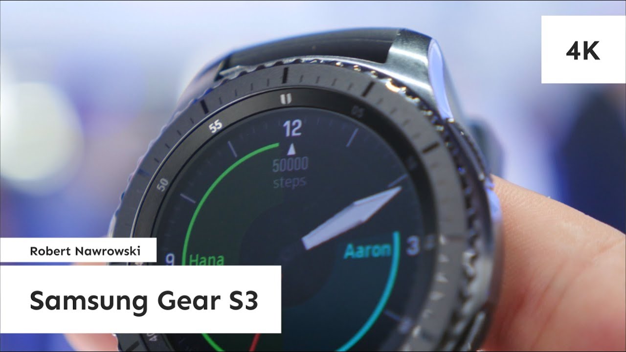 Samsung Gear S3 Pierwsze wrażenia #IFA2016 | Robert Nawrowski