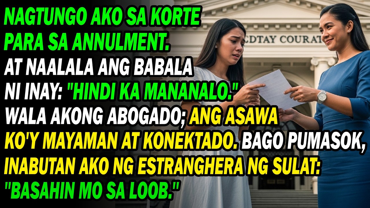 Nagtungo Ako Sa Korte Para Sa Annulment💔⚖️ . At Naalala Ang Babala Ni Inay Hindi Ka Mananalo. 😨