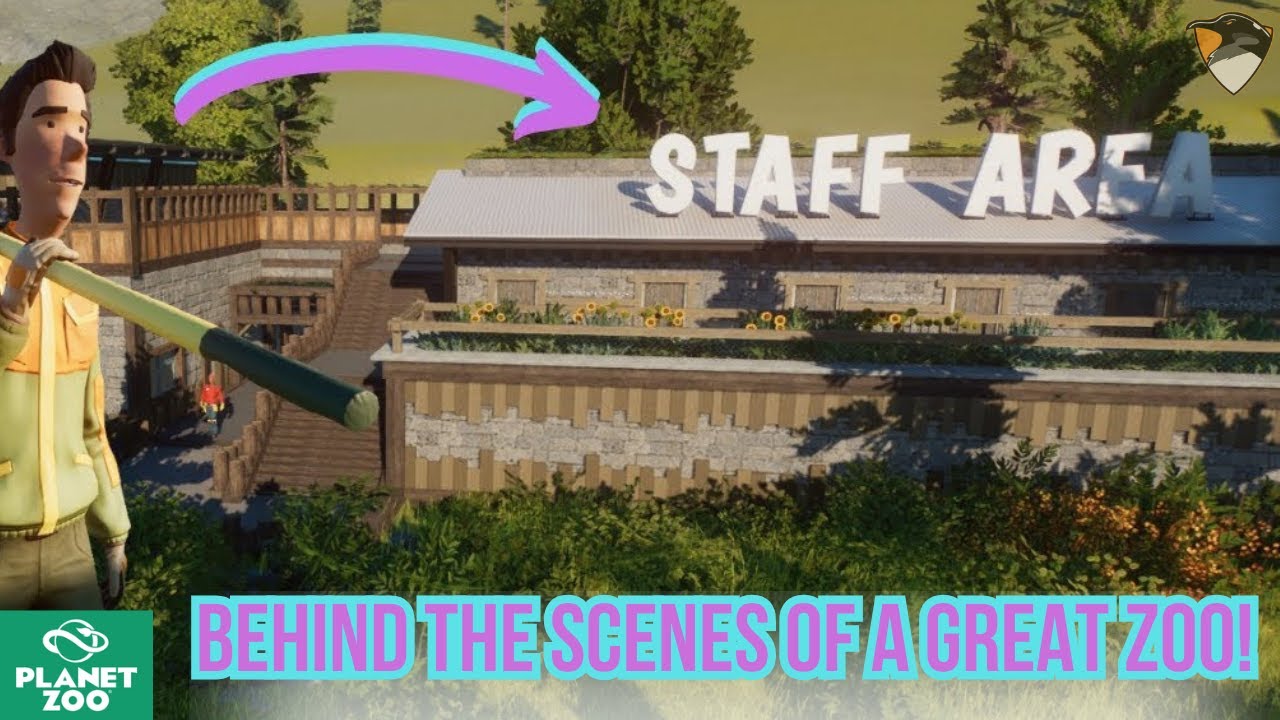 🛠️ Staff Facilities | Planet Zoo | No Commentary Speed Build