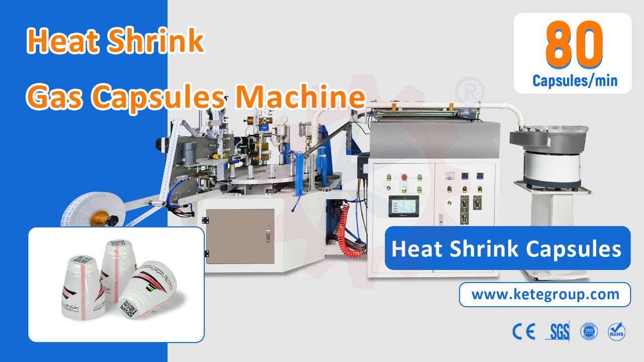 Heat Shrink Gas Cylinder Capsule Making Machine | Gas Capsules Making Machine | Gas Cylinder Sleeves