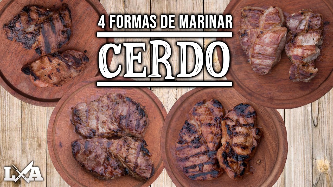 Como Marinar Carne de Cerdo | 4 Formas Distintas - Locos X el Asado