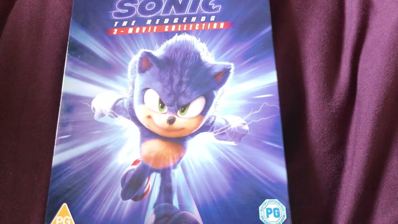 Sonic The Hedgehog: 3 Movie Collection (UK) Blu-Ray Unboxing