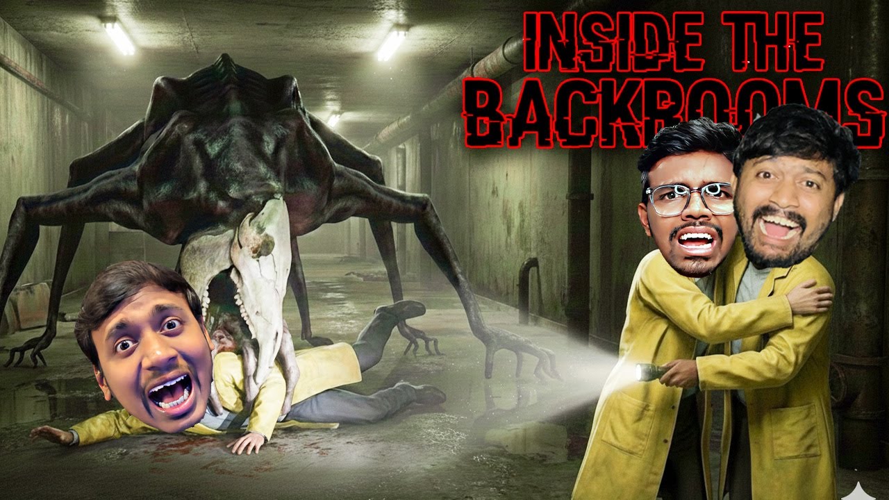 Escaped Most Scary Monster In Backrooms 😱😨 #fyp #backrooms #pokerfacegaming