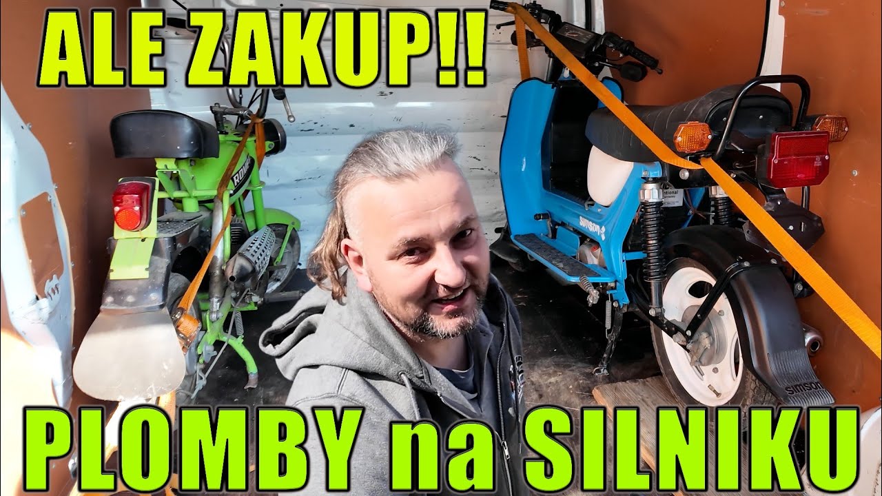 MOTORYNKA M2 z plombami na SILNIKU 💥💥 SIMSON SR50 w pięknym STANIE 🎉🎉