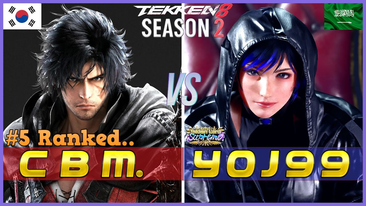 Tekken 8 Season 2 ▰ CBM (#5 Ranked Clive) Vs YOJ99 (Reina) ▰ High Level Gameplay