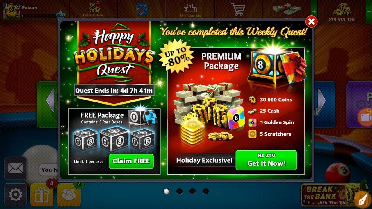 8 Ball Pool Claim  