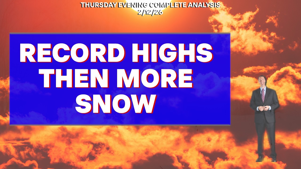 FRIDAY THE 13TH LIVE - Fog - Record Highs and SNOW!