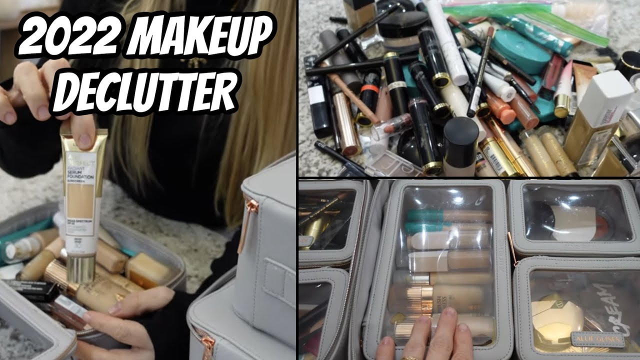 2022 MAKEUP DECLUTTER...WHAT I SAVED & WHAT I TOSSED | BrittanyNichole