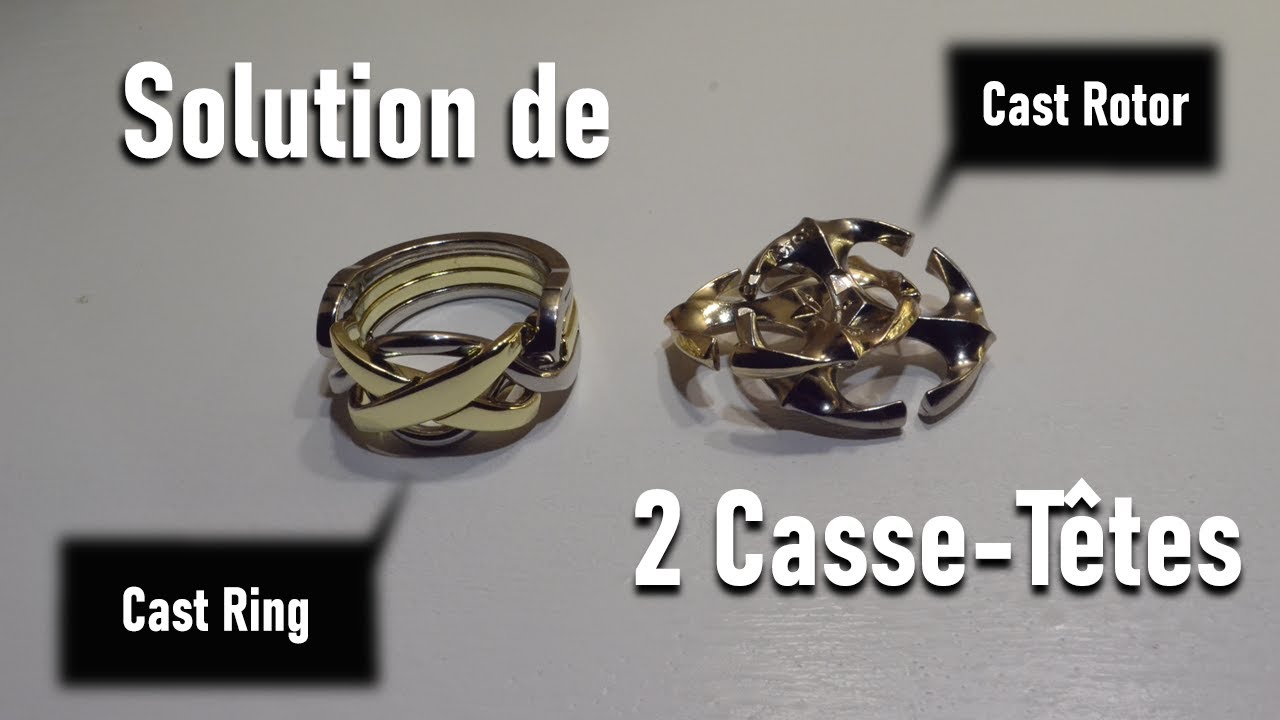 Solution de 2 Casse-Têtes (Cast Ring/Cast Rotor)