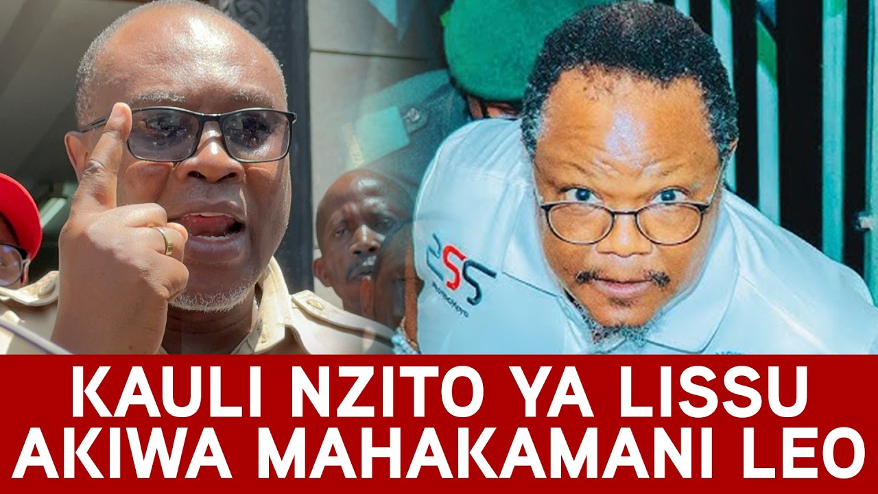 CHADEMA WATOBOA SIRI NZITO: TUNDU LISSU ASEMA “NIKO JERA SINA HATIA” MBELE YA MAHAKAMA