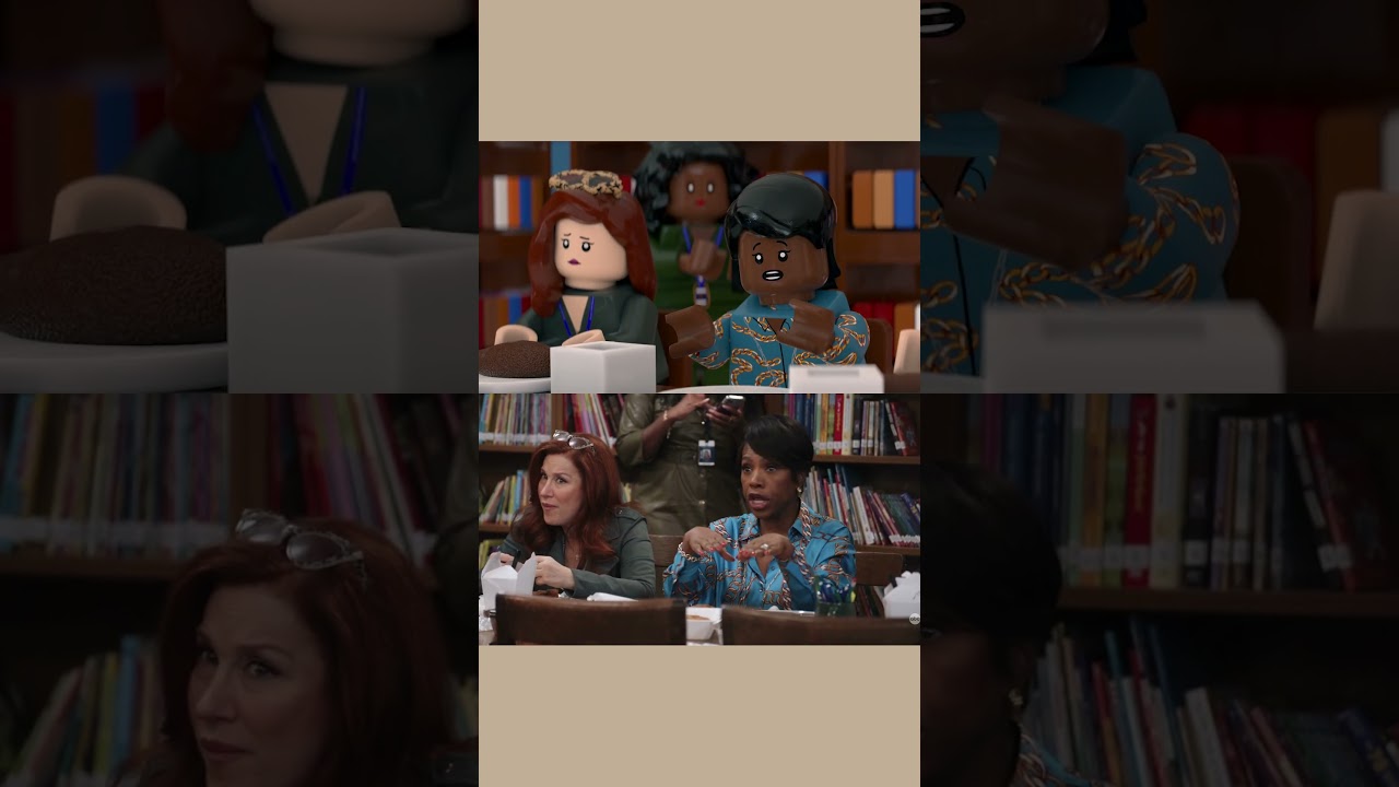 Lego Abbott Elementary - Somebody Get Me A Chair #abbottelementary #lego #animation #funny