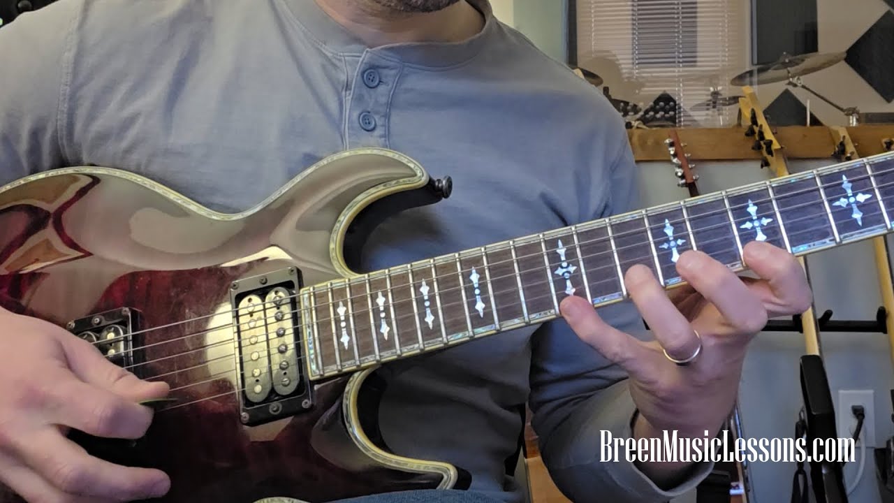 Major add9 Sweeps with Major pentatonic runs