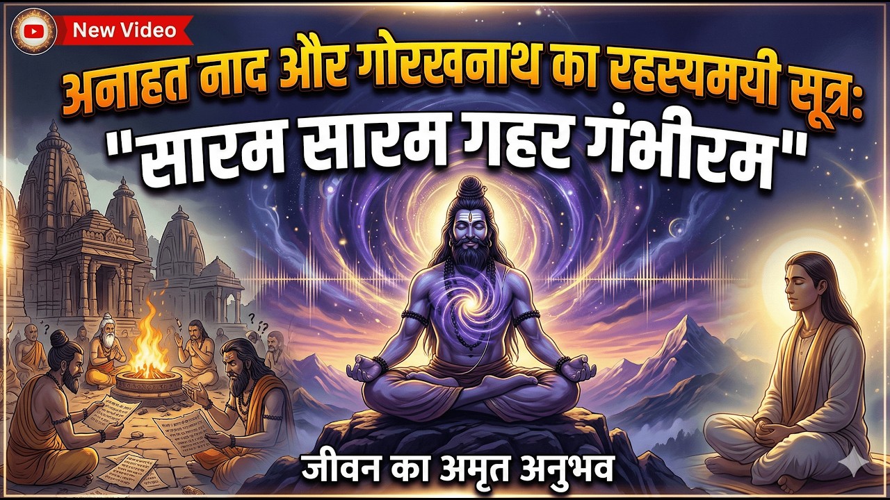 2/3/26 - अनाहत नाद और आत्म-साक्षात्कार!! गोरखनाथ का रहस्यमयी सूत्र: 