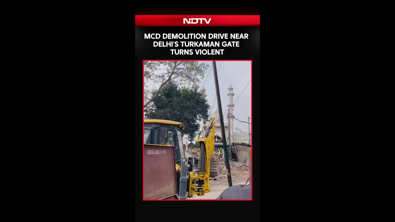 What Led To Clash During Demolition Drive Near Delhi Mosque