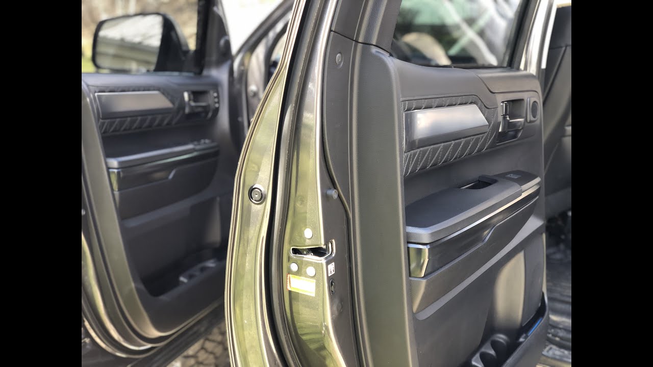 Как снять дверные панели, дверные ручки и элементы отделки с Toyota Tundra