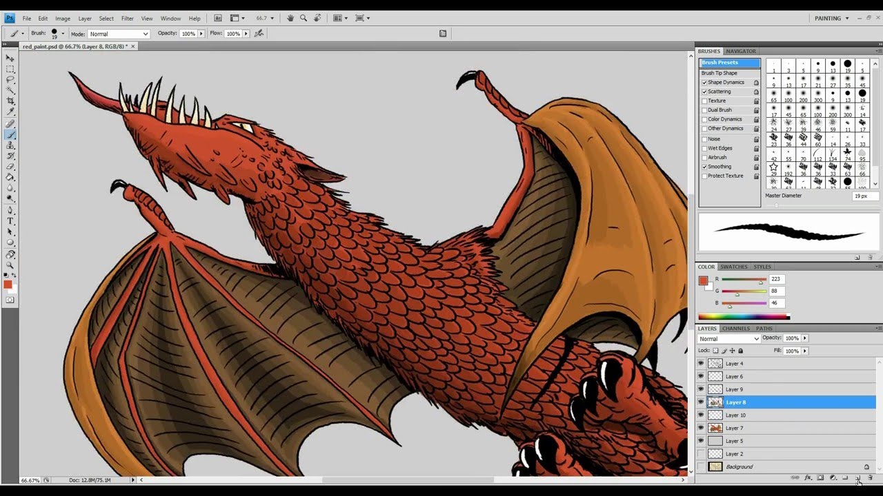 Draw/Paint your own Dragon
