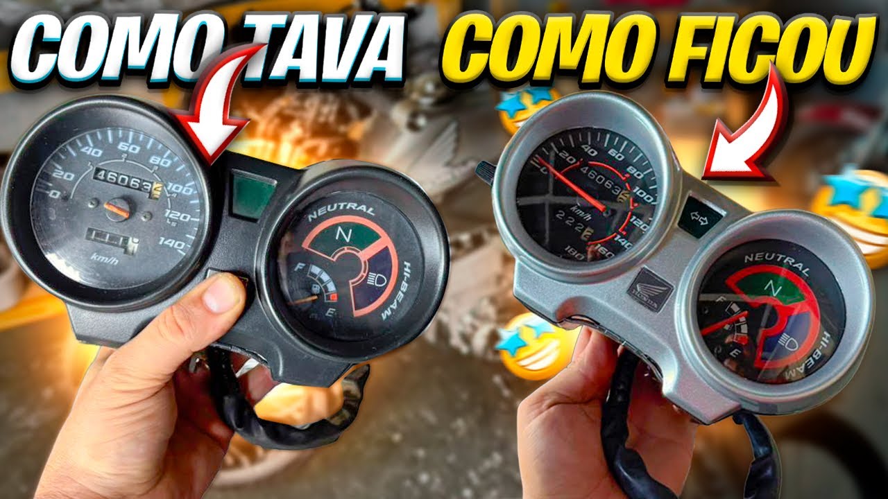 DEIXEI O PAINEL ORIGINAL HONDA DA TITAN 150 ESD NOVO E MARCANDO ATÉ 180 KM/H 🤩