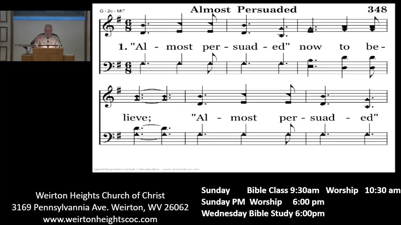 *Wednesday Evening Bible Study - 2/11/2026