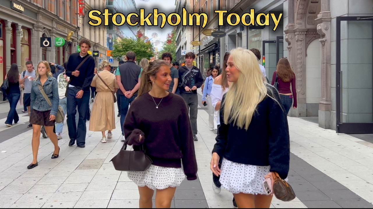 Stockholm Today - August 23, 2026 | City Walk 4K
