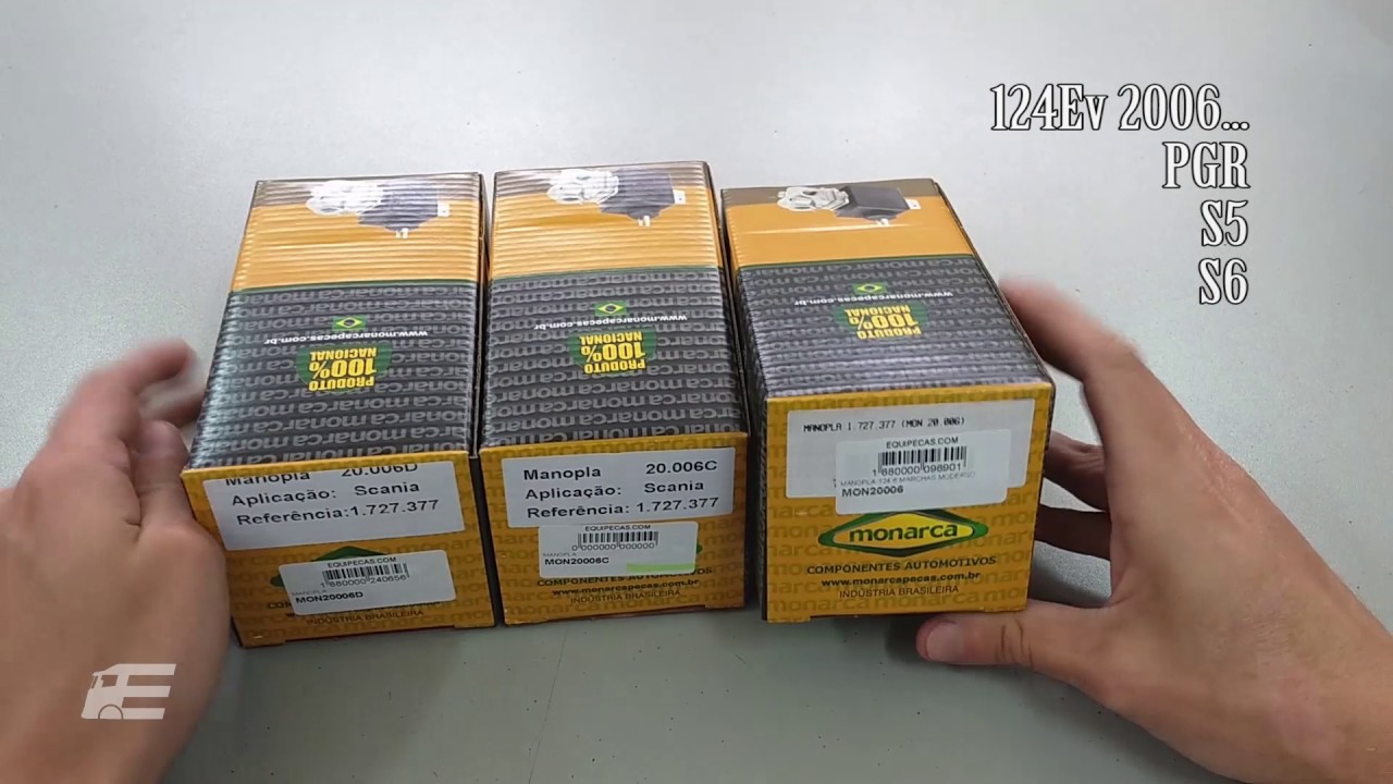 [Em Detalhes] Manopla Scania 113 124 PGR S5 S6 - 6 Marchas - Coloridas