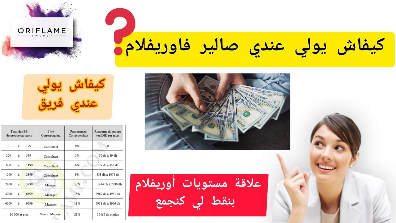 كيفاش نوصل صالير مع أوريفلام💵؟ سلم النجاح👆طريقة عمل بدون أخطاء😍خلصة كل شهر💰للتسجيل 0600470640📞