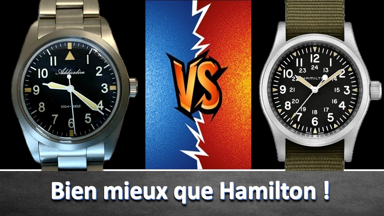 Addiesdive AD2502 Titane : Mieux qu'une Hamilton Khaki Field (voici pourquoi)