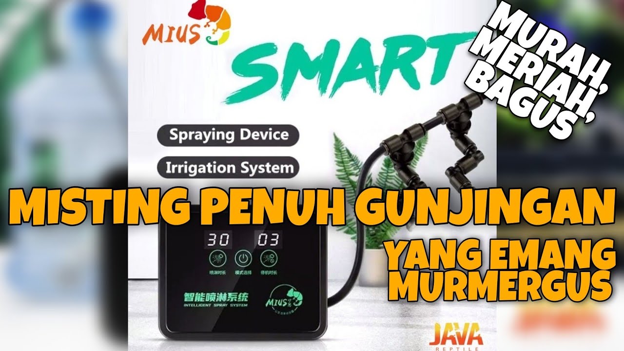 MIUS MISTING System, Reptile, Paludarium, Terrarium, Dartfrog