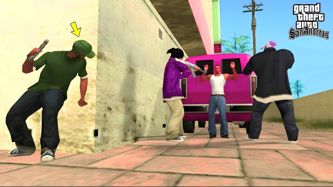 What If Carl is Kidnapped By Ballas Gang in GTA San Andreas?