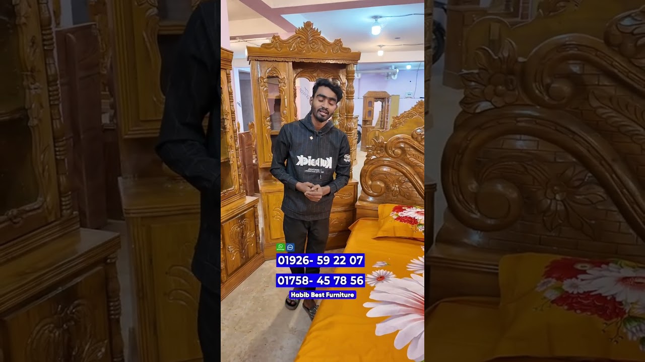 ডাইনিং টেবিল ফ্রী 😱 ঘরে বসেই ক্রয় করুন #habib_best_furniture #viralreels #furniture#shorst 