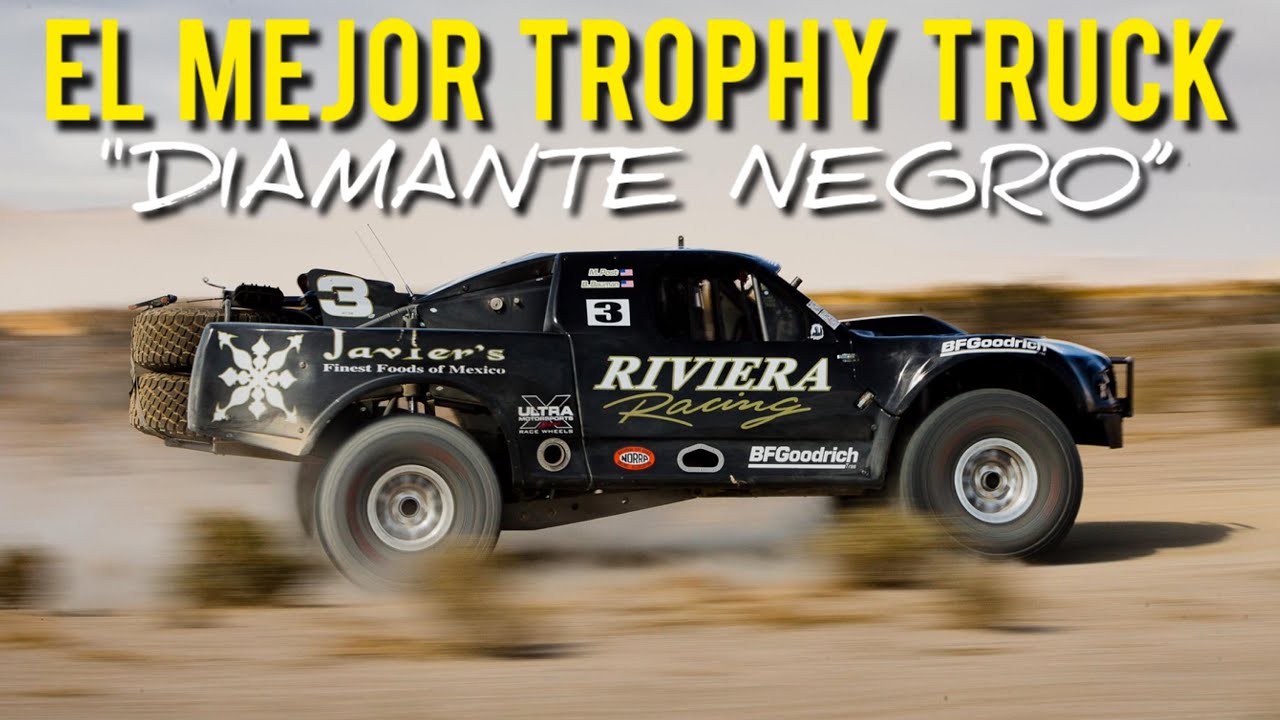 DIAMANTE NEGRO El Trophy Truck Legendario de Riviera Racing que Dominó la Baja 1000 y SCORE
