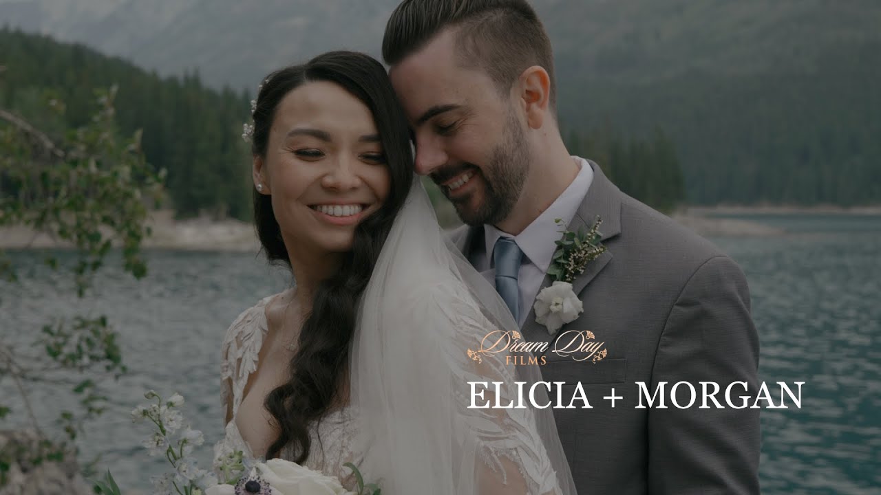 Groom cries when he sees his bride // Tunnel Mountain Meadow - Banff Wedding Videographer