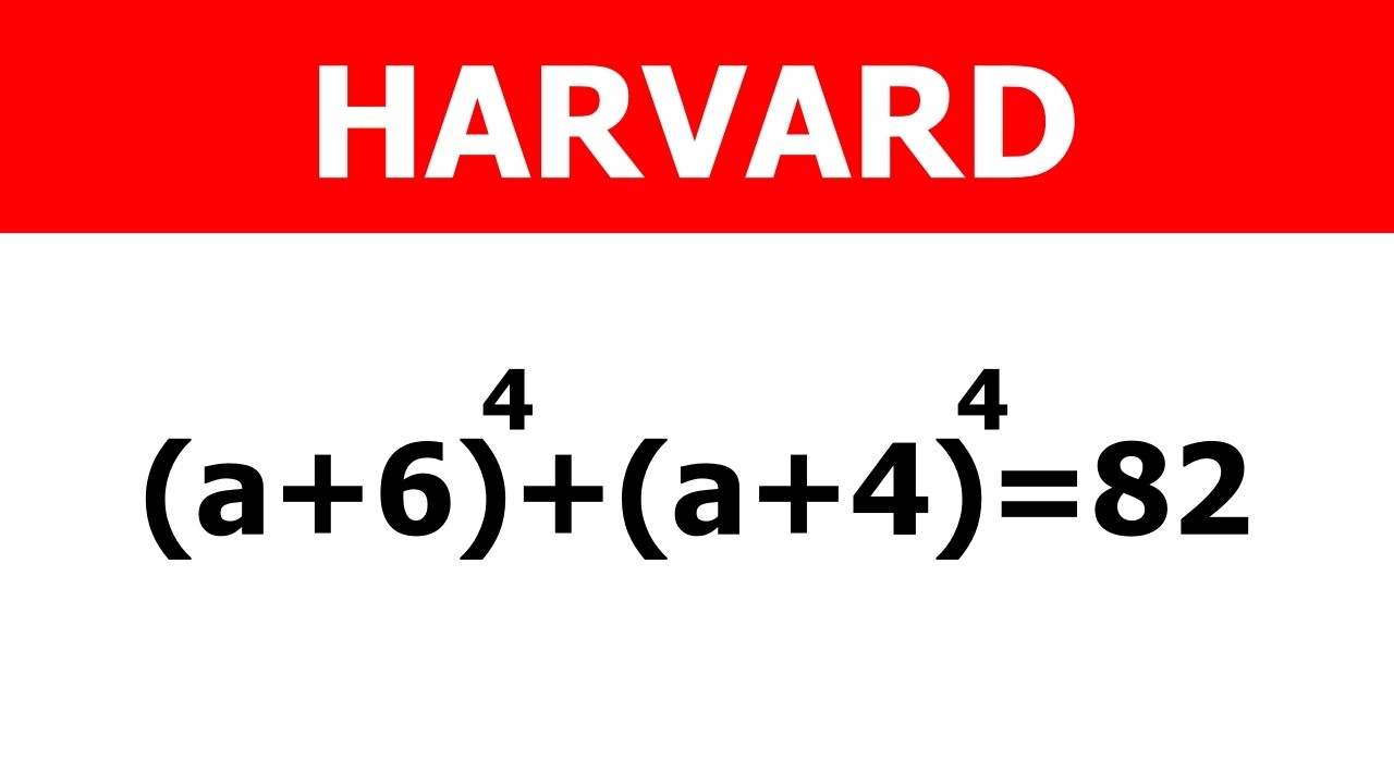 HARVARD | ¿Puedes Resolver Este Problema?