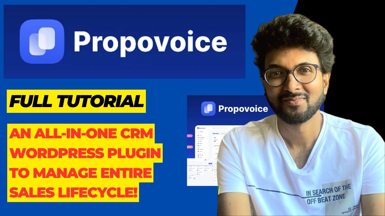 Propovoice Review + Demo – An all-in-one CRM WordPress plugin to manage entire sales lifecycle!