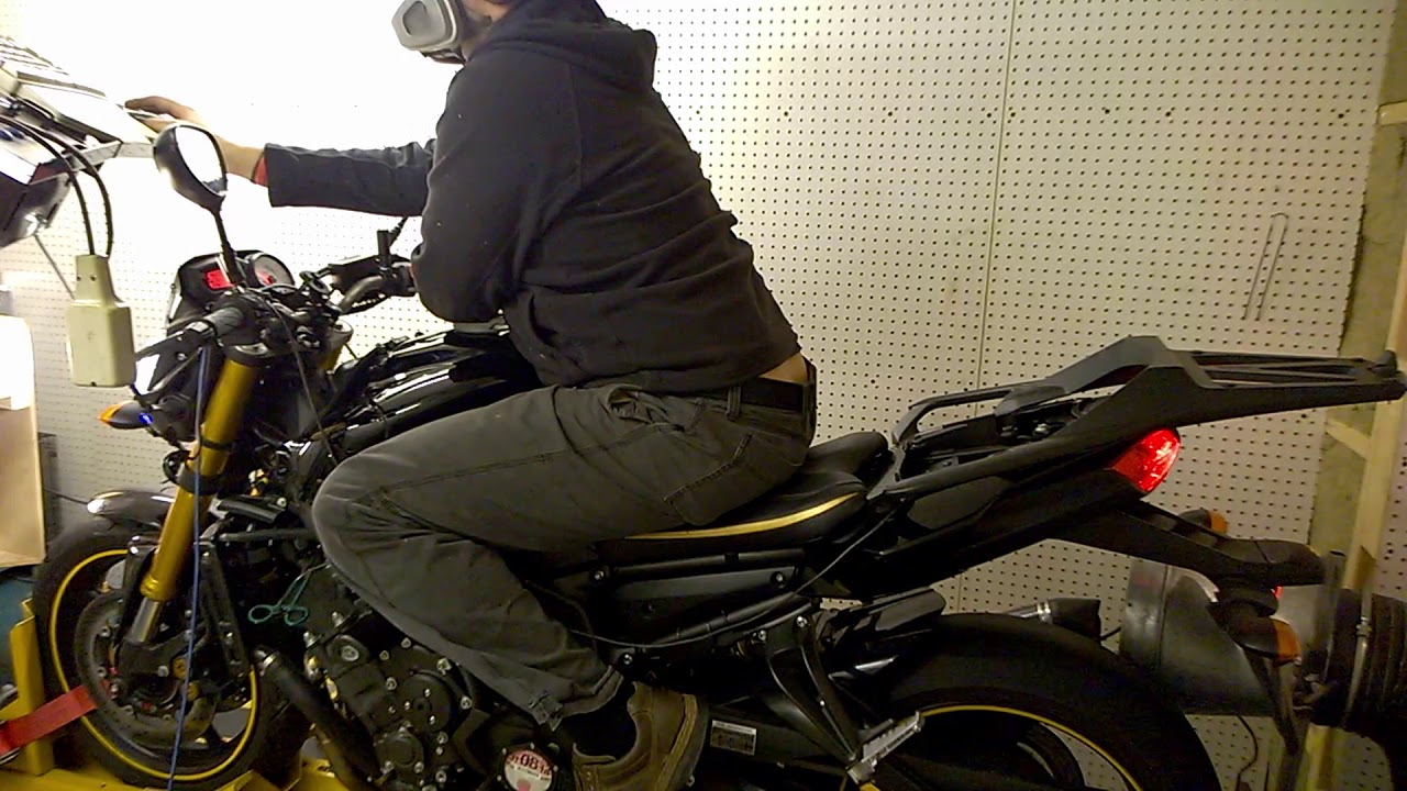 2012 Yamaha FZ8 dyno tuning (Tim Radley, Race Developments Gloucester UK)