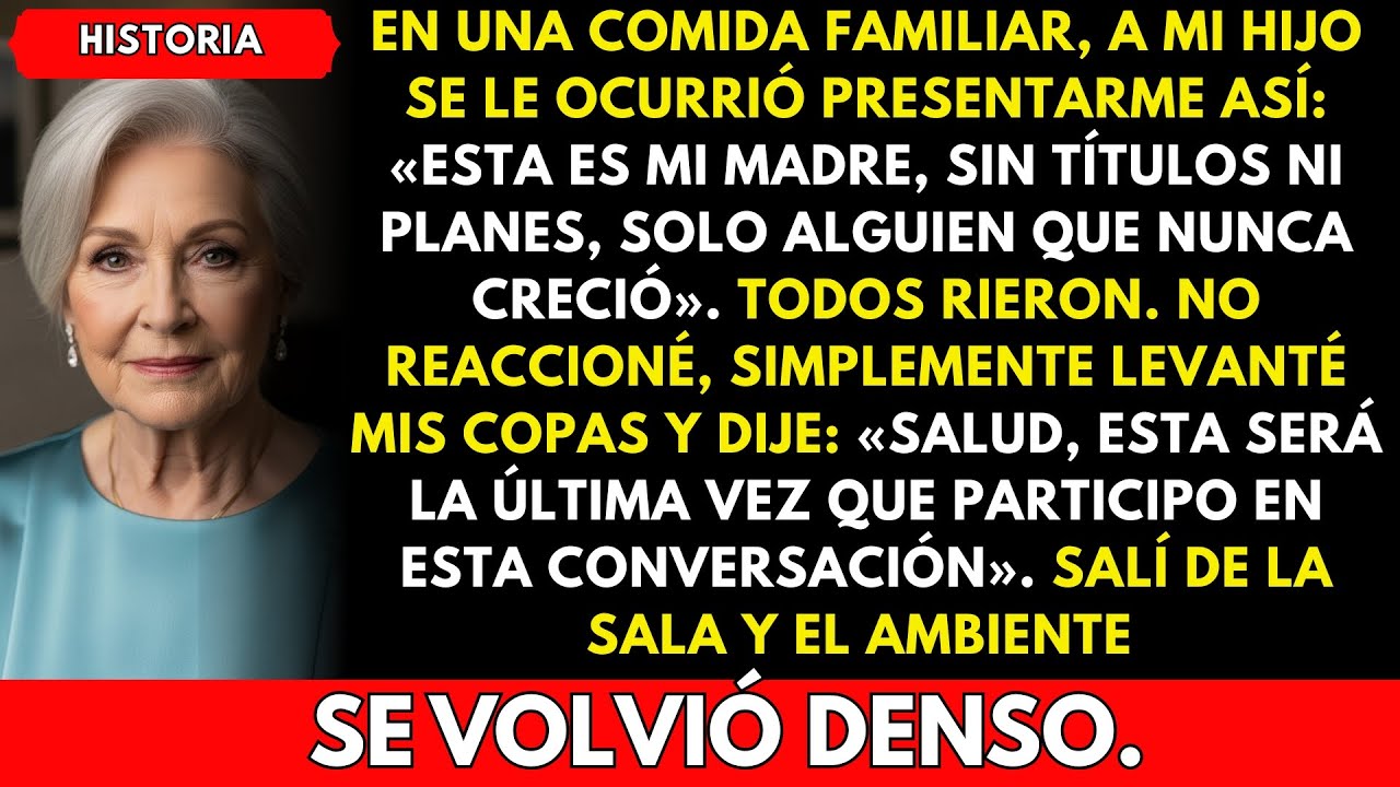 Mi hijo se burló de mí, llamándome 
