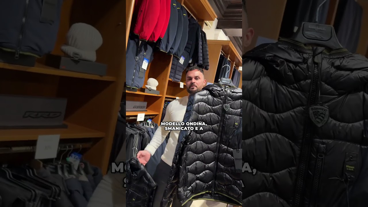 Il momento giusto non dura per sempre... noi ve l'abbiamo detto 🤭 #blauer #uomo #saldi #piumino