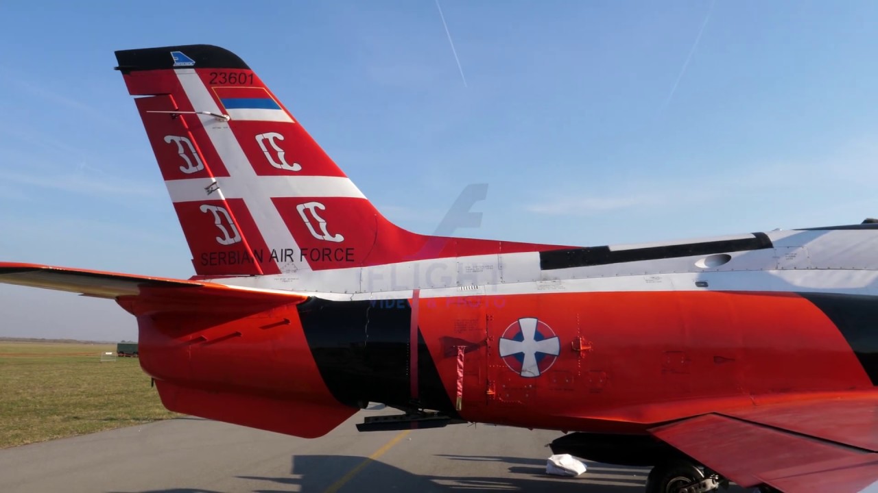 Soko Galeb Special Color and MiG 21 Serbian Air Force Static Display