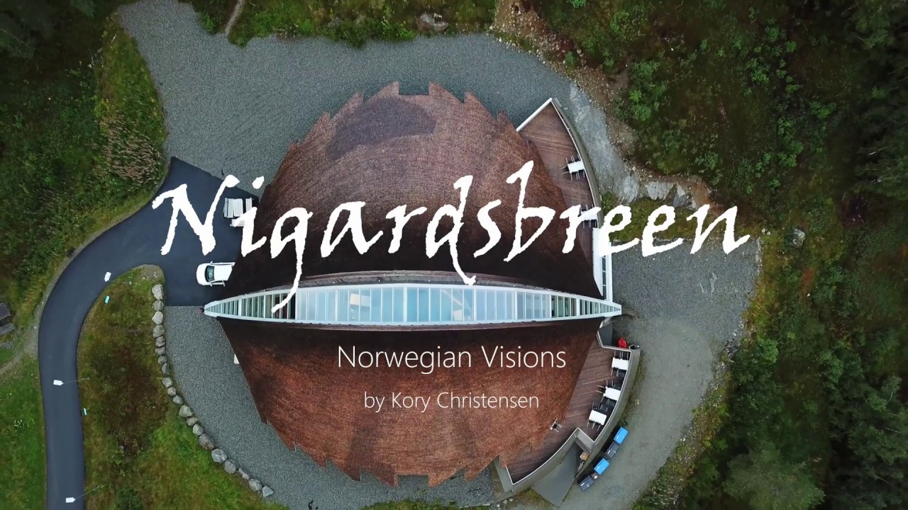Norway by Drone - Nigardsbreen Glacier Center 4K