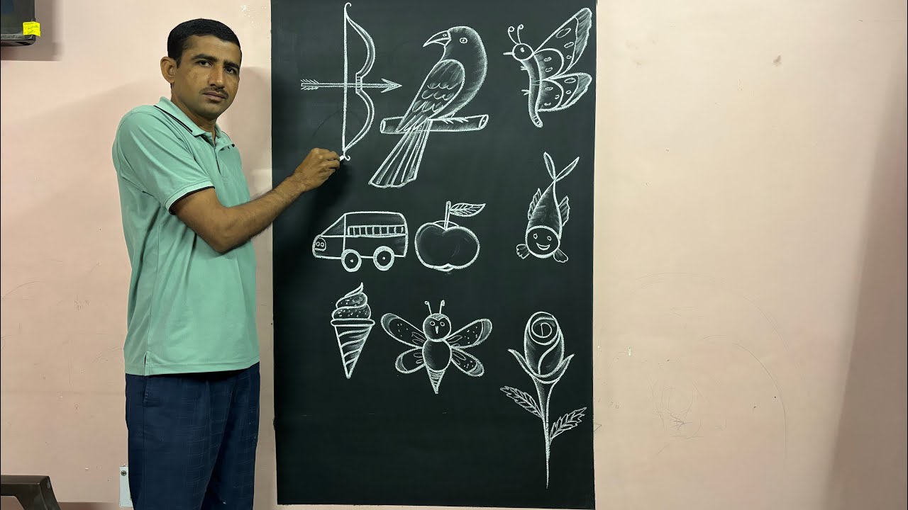 Simple easy drawing tutorial ||😌👌 #easydrawing #simpleart #drawing #nareshart 