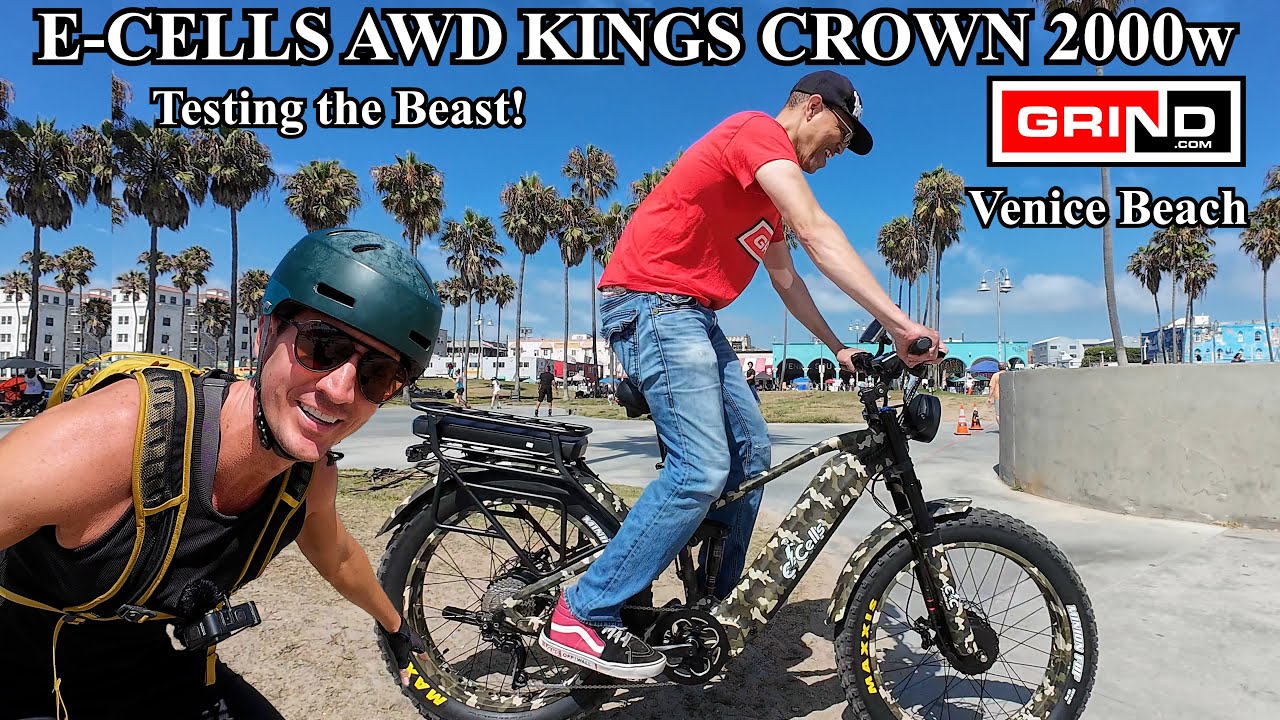 Santa Monica to Venice Beach E-Bike Ride: Testing the E-CELLS AWD Kings Crown with TailHappyTV 🌊